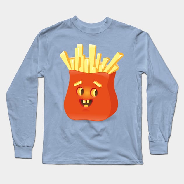 French Fries Long Sleeve T-Shirt by OlyaYang